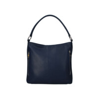 Dámská kožená kabelka přes rameno tmavě modrá - Sendi Design Clare