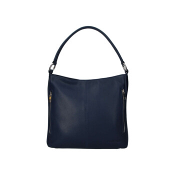 Dámská kožená kabelka přes rameno tmavě modrá - Sendi Design Clare