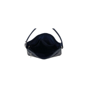 Dámská kožená kabelka přes rameno tmavě modrá - Sendi Design Clare