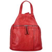 Dámský městský batoh červený - Firenze Viva