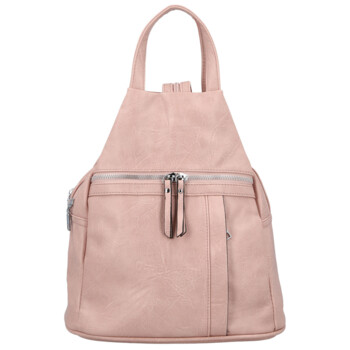 Dámský městský batoh světle růžový - Firenze Viva