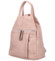 Dámský městský batoh světle růžový - Firenze Viva