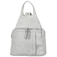 Dámský městský batoh světle šedý - Firenze Viva