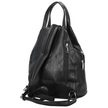 Dámský městský batoh černý - Firenze Viva