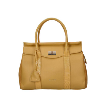 Dámská kabelka hořčicově žlutá - MaxFly Bella