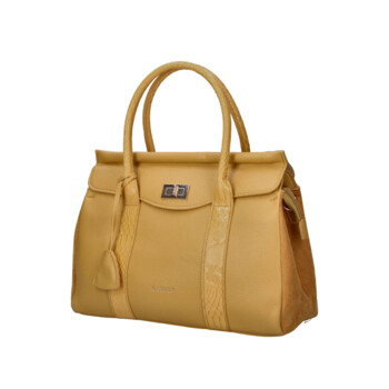 Dámská kabelka hořčicově žlutá - MaxFly Bella