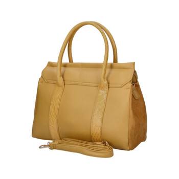 Dámská kabelka hořčicově žlutá - MaxFly Bella