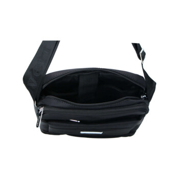 Pánská crossbody taška černá - Coveri Ario