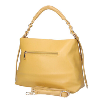 Dámská kabelka do ruky žlutá - MaxFly Eugenie
