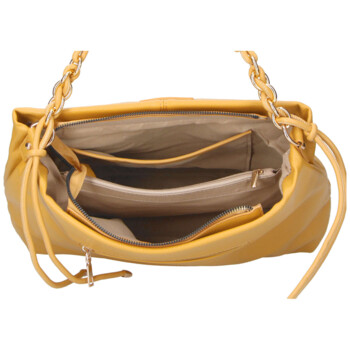Dámská kabelka do ruky žlutá - MaxFly Eugenie