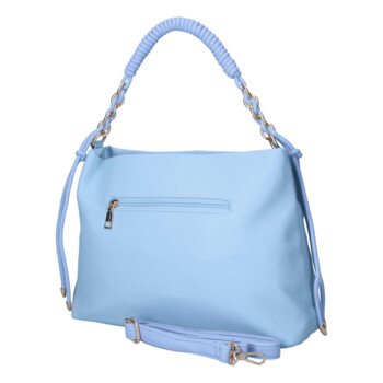 Dámská kabelka do ruky nebesky modrá - MaxFly Eugenie