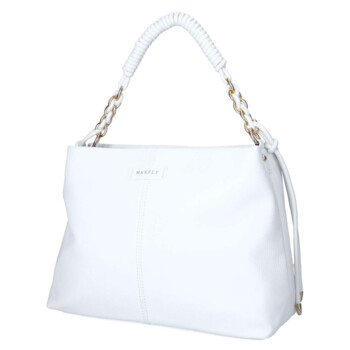 Dámská kabelka do ruky bílá - MaxFly Eugenie