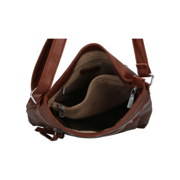 Dámská crossbody kabelka coffee - Coveri Daleina new
