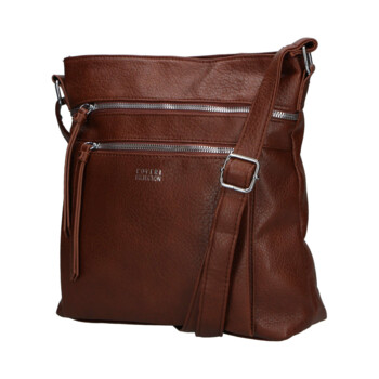 Dámská crossbody kabelka coffee - Coveri Daleina new