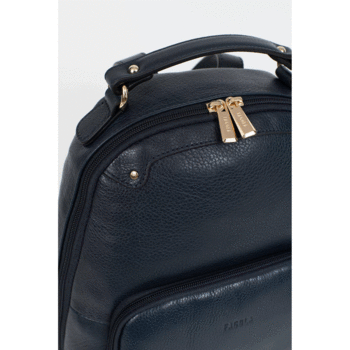 Dámský kožený batůžek tmavě modrý - Fagola Maestro