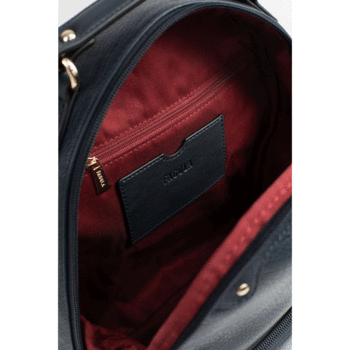 Dámský kožený batůžek tmavě modrý - Fagola Maestro