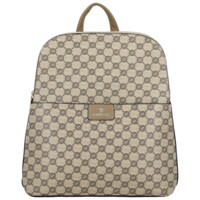 Dámský městský batoh tmavě béžový - Coveri Almin