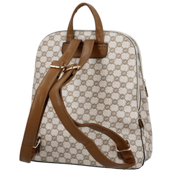 Dámský městský batoh hnědý - Coveri Almin