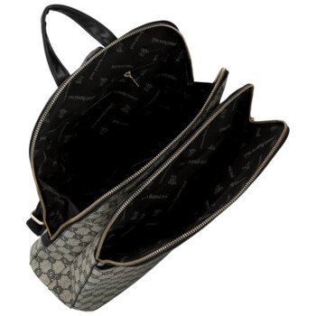 Dámský městský batoh černo bílý - Coveri Almin