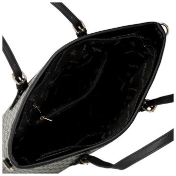 Dámská kabelka přes rameno černo bílá - Coveri Alma