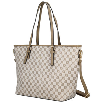 Dámská kabelka přes rameno tmavě béžová - Coveri Alma