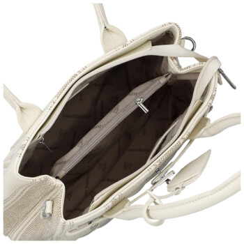 Dámská kabelka přes rameno světle béžová - Coveri Plasia