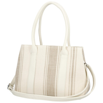 Dámská kabelka přes rameno světle béžová - Coveri Plasia