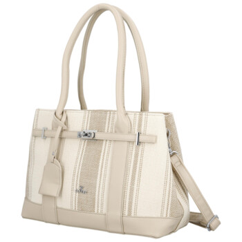 Dámská kabelka přes rameno béžová - Coveri Plasia