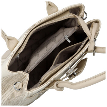 Dámská kabelka přes rameno béžová - Coveri Plasia