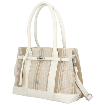 Dámská kabelka přes rameno tmavě béžová - Coveri Plasia