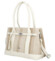 Dámská kabelka přes rameno tmavě béžová - Coveri Plasia