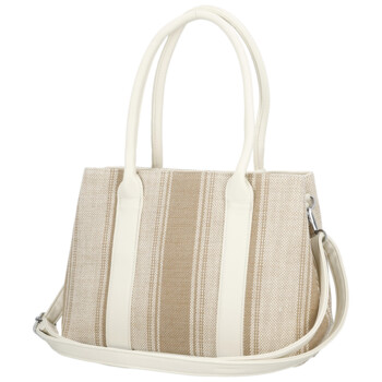 Dámská kabelka přes rameno tmavě béžová - Coveri Plasia