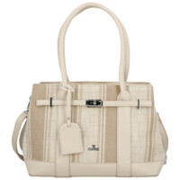 Dámská kabelka přes rameno světlá taupe - Coveri Plasia