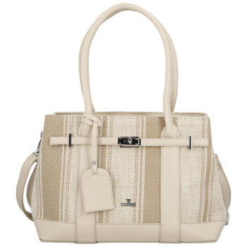 Dámská kabelka přes rameno světlá taupe - Coveri Plasia