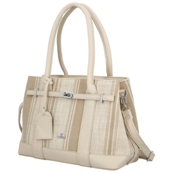 Dámská kabelka přes rameno světlá taupe - Coveri Plasia