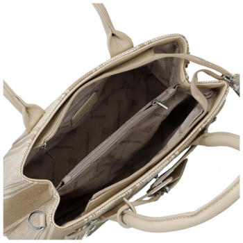 Dámská kabelka přes rameno světlá taupe - Coveri Plasia