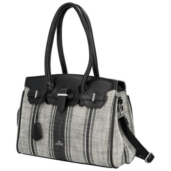 Dámská kabelka přes rameno černá - Coveri Plasa