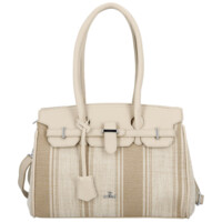 Dámská kabelka přes rameno světlá taupe - Coveri Plasa