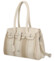 Dámská kabelka přes rameno světlá taupe - Coveri Plasa