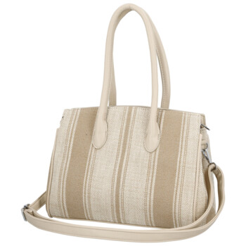 Dámská kabelka přes rameno světlá taupe - Coveri Plasa