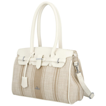 Dámská kabelka přes rameno tmavě béžová - Coveri Plasa