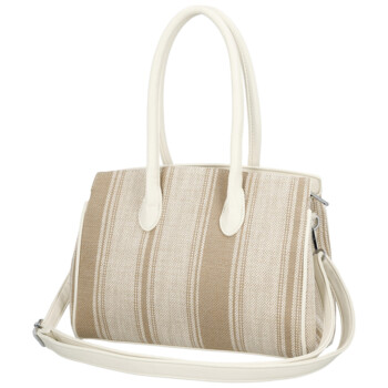 Dámská kabelka přes rameno tmavě béžová - Coveri Plasa