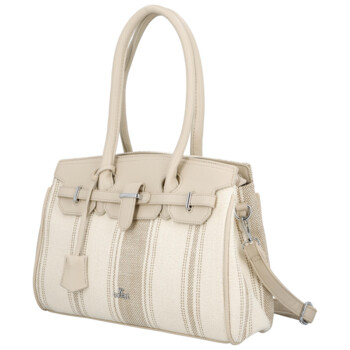 Dámská kabelka přes rameno béžová - Coveri Plasa