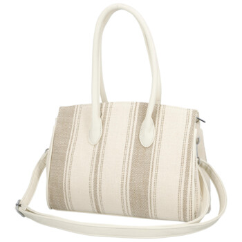 Dámská kabelka přes rameno světle béžová - Coveri Plasa