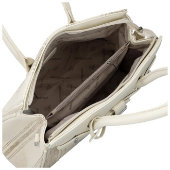 Dámská kabelka přes rameno světle béžová - Coveri Plasa