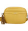 Dámská crossbody kabelky žlutá - Firenze Milia