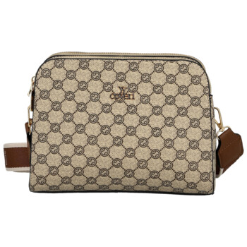 Dámská crossbody kabelka hnědá - Coveri Alianna