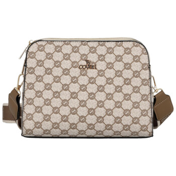 Dámská crossbody kabelka tmavě béžová - Coveri Alianna