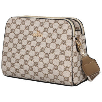 Dámská crossbody kabelka tmavě béžová - Coveri Alianna