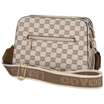Dámská crossbody kabelka tmavě béžová - Coveri Alianna